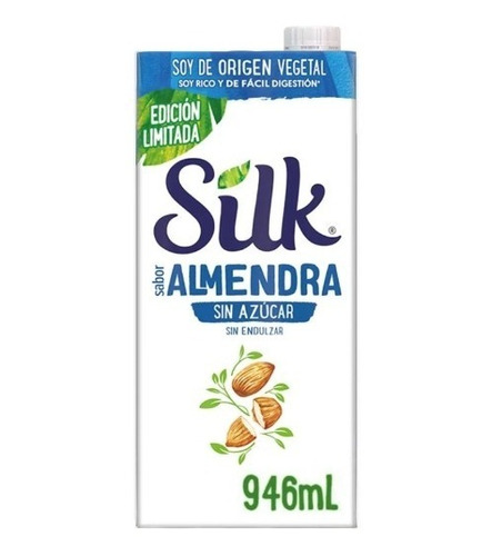 Silk Alimento Liquido De Almendra 946ml