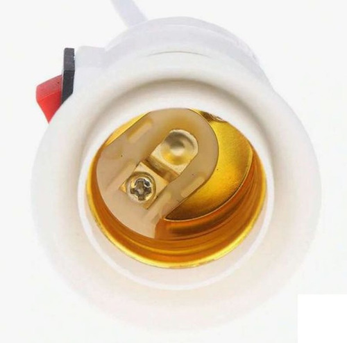 Socket Para Foco Con Cable De Extensión De 5mt De Largo