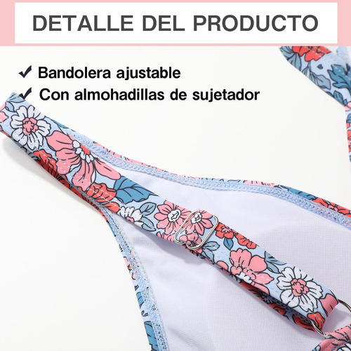 Traje De Baño Mujer Completo Con Falda Cuello En V Control
