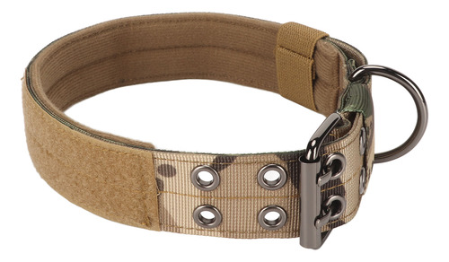 Collar De Perro Con Hebilla Ajustable De Doble Hilera De Met