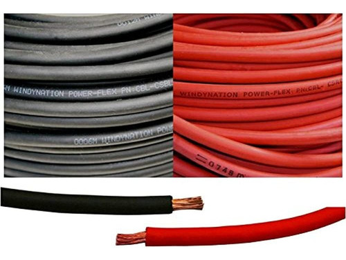 4 Calibre 4 Awg 10 Pies Negro 10 Pies Bateria De Soldadura