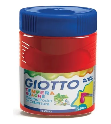Tempera Giotto 250ml - Color Rojo