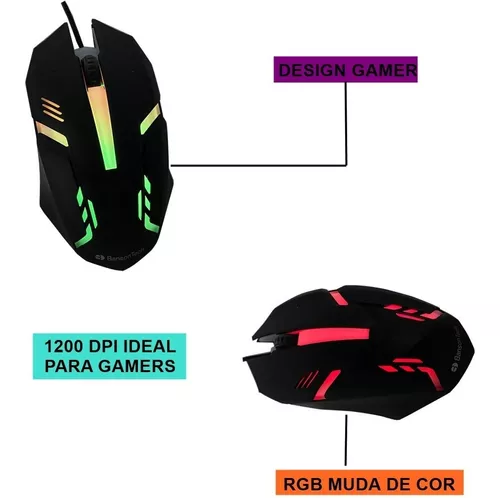 Kit Mobilador Completo Jogar Free Fire P/ Celular Led Rgb