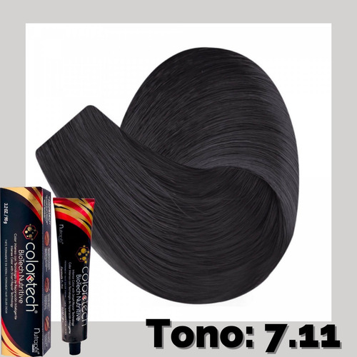 Color Tech Tinte Cabello Tono 7.11 Rubio Cenizo Intenso