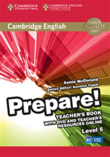 Prepare 5 - Teacher's Book + Dvd + Teacher's Resource Onli 