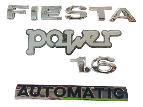 Kit Emblema Ford Fiesta 1.6 Power Automatic 2011 2012 2013