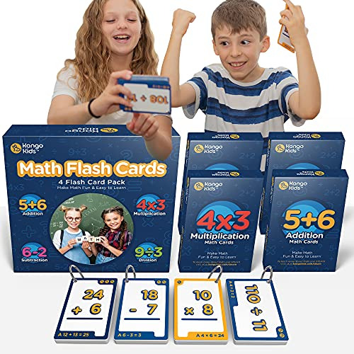 Math Flash Cards Pack De 240 Division Subtraction Y Tar...