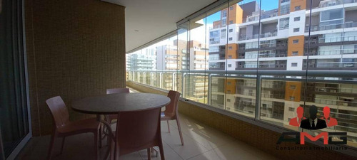 Apartamento Com 4 Dormitórios À Venda, 140 M² Por R$ 2.700.000,00 - Riviera - Módulo 8 - Bertioga/sp - Ap1173