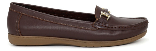 Zapato Mocasin De Dama Par&ss Kn24i2-04 Canela