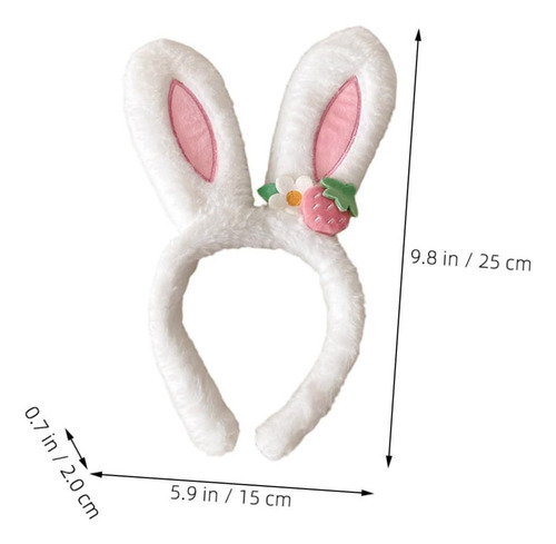 Diadema Con Orejas De Conejo Para Niña, Banda Para El Pelo