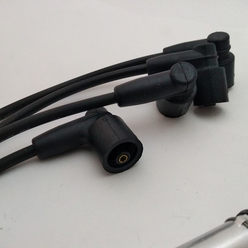 Imagen 3 de 11 de Kit Cables+bujias Ngk Chevrolet Celta Prisma 07/11 1.4 8v Cu