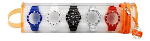 Relógio Champion Cp30119x Troca Pulseiras Com 5 Pulseiras