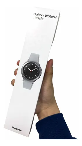 Samsung Galaxy Watch 4 Classic 46mm Silver Bluetooth Color De La Caja Gris  Color De La Malla Gris Color Del Bisel Gris Diseño De La Malla Sport