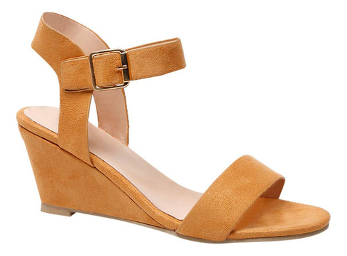 Sandalias Tacones Plataformas Con Hebilla Moda Para Mujer