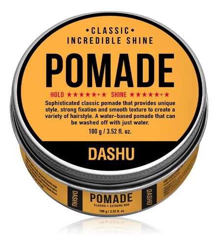 Dashu Classic Increible Shine Pomada Para Hombres 3.5 Oz - F