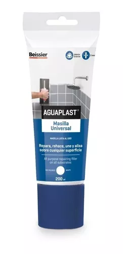 Aguaplast Pluma Tubo 200 ml Blanco - Beissier