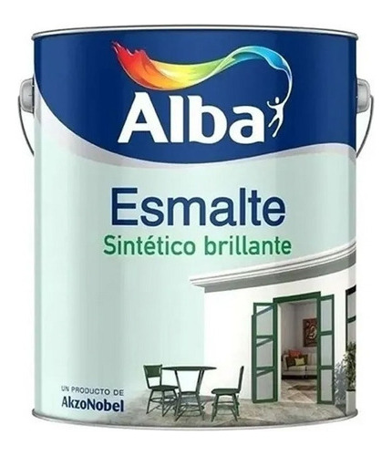 Esmalte Sintetico Alba Standard Negro Brillante 1l Pintumm