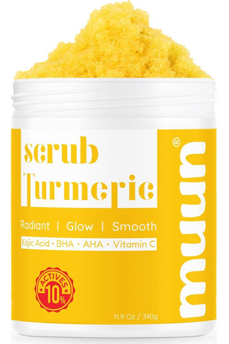 Exfoliante Corporal Muun Con Cúrcuma Y Ácido Kójico 340g
