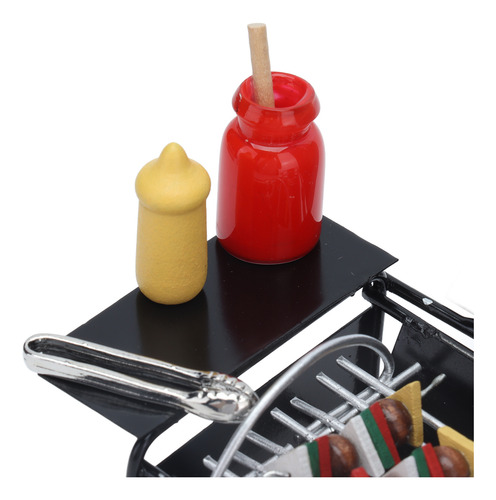 Mini Churrasqueira 1:12: Cena Em Miniatura, Requintada E Bon