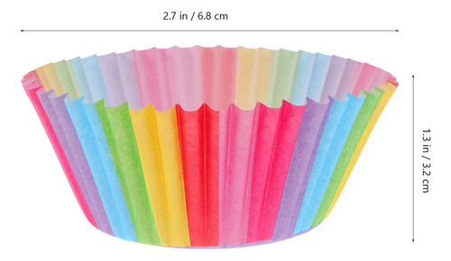 200pcs Paper Baking Cups Paper Muffin Cups Cupcake Muffin Li