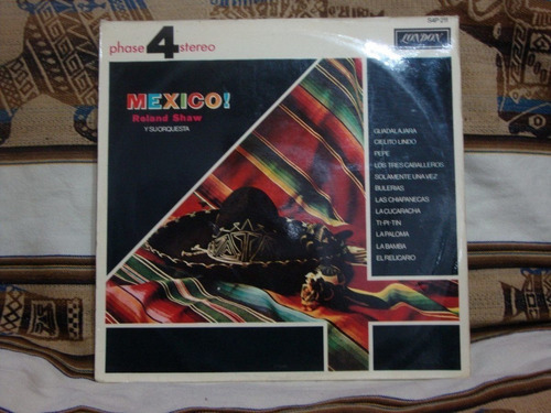 Vinilo Roland Shaw Y Orquesta Mexico O2