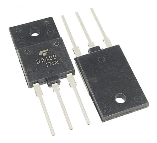 Transistor 2sd2499 Nte2331 Horizontal De Tv 1500v 6a Pack 2