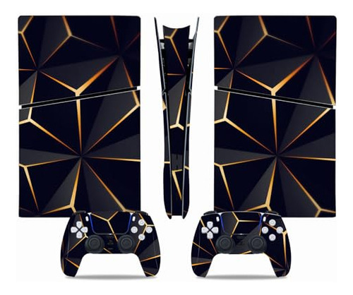 Pack De Vinilos Protectores Para Ps5 Slim Digital - Negro