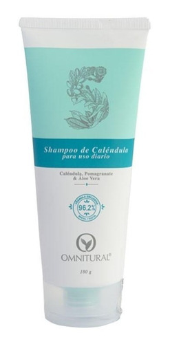 Shampoo De Caléndula Y Pomagranate Uso Diario X 180 Gr  Omn