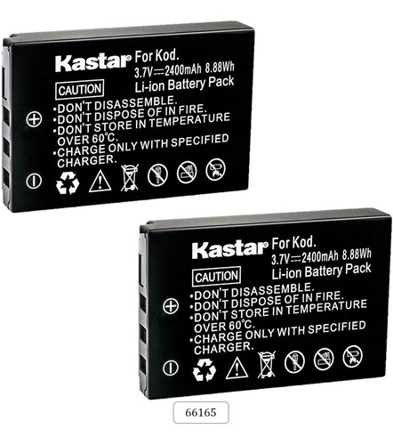 (2) Baterias Mod. 66165 Para Kodak Pocket Video Camera Zxd