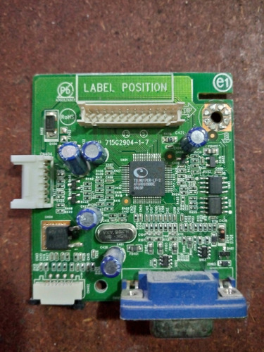 Board Main O Controladora Dell E1709w Part # 715g2904