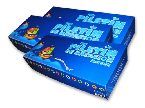 Imagen 2 de 6 de Pileta De Lona Piletin 100x140x35 540 Litros