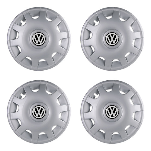 Juego X4 Taza Vw Polo Classic 2005 2006 2007 14 Con Logo