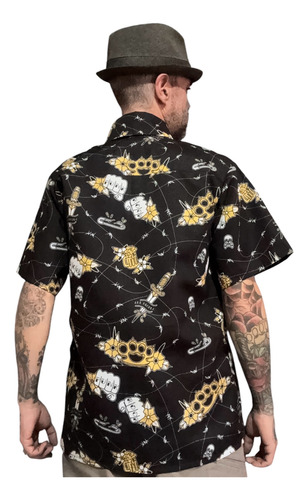 Camisa Punk Rock By All Diablo, Estilo Ramones, Misfits