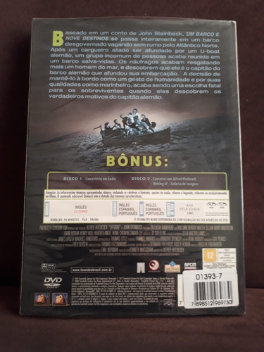 Dvd Um Barco E Nove Destinos ( Duplo ) Hitchcock - Lacrado