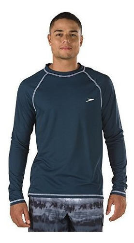 Speedo - Camiseta De Natación Ultravioleta Para Hombre, Mang