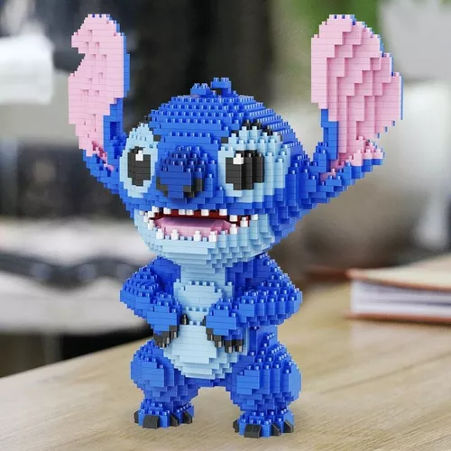 Imagen 2 de 3 de Stitch Rompecabezas Armable Juguetes Bloques Educativos 3d