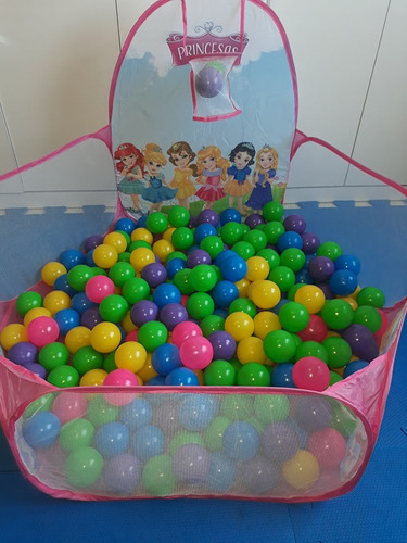 Piscina de bolas grande y barata, 100 unidades, modelo perro azul, más 100 bolas