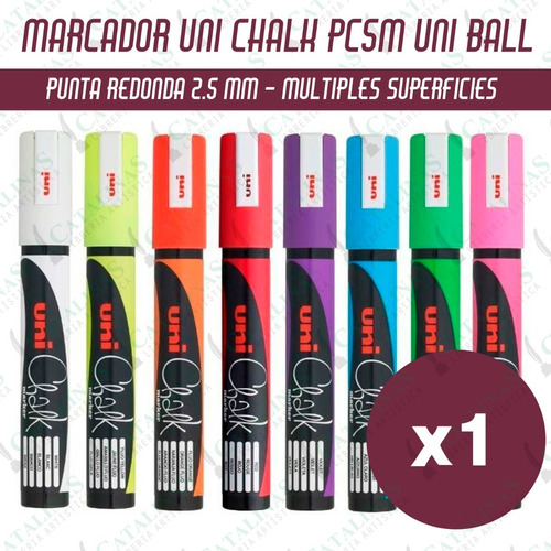 Marcador Tiza Liquida Uni Ball Chalk 5m / 2,5mm Microcentro