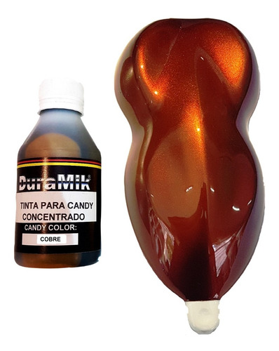 Imagen 1 de 4 de Tinta Candy Concentrada Color Cobre X 150 Ml.