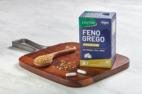 Kit 3 Potes De Feno Grego Premium - Lauton Sabor Sem sabor