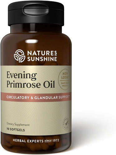 Evening Primrose Oil Onagra Nature´s Sunshine 90 Capsulas Sabor Sin sabor