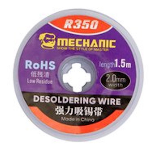 Imagen 1 de 5 de Malla Desoldante Mechanic R350 1,5mm