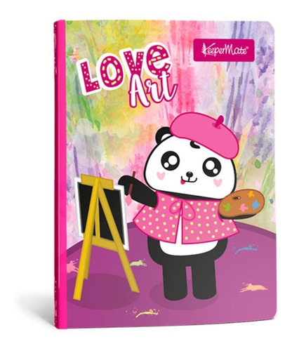 Cuaderno Keepermate Panda Land Cuadros 100 H X 2 Uds