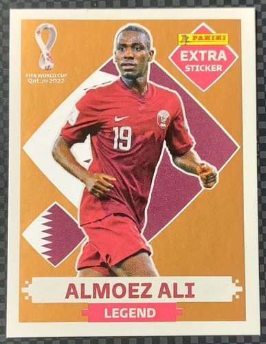 Figurita Extra Sticker Legend - Almoez Ali Bronce