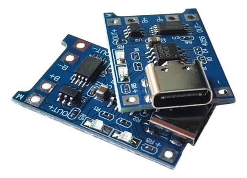 Tp4056 Modulo Cargador Bateria Litio 5v 1a Usb Tipo C 1und