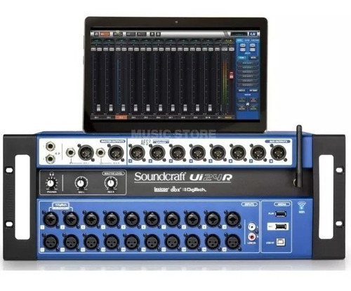 Soundcraft Ui24 Remote-controlled 24-input Digital Mixer