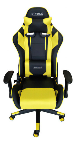 Silla Gamer Profesional Ergonómica Reclinable Súper Cómoda - Marca Styrka