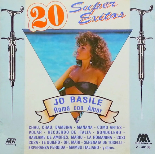 Jo Basile Cd Roma Con Amor 20 Super Exitos Impecable 