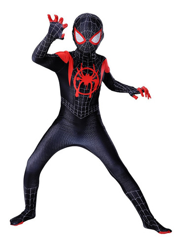 Disfraz De Spiderman Miles Morales Para Cosplay P/adulto 1