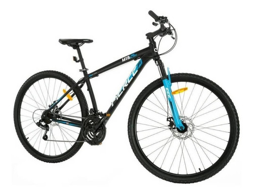 Imagen 2 de 3 de Mountain bike Fierce FM18F29AM210 2019 18 frenos de disco mecánico color negro/celeste